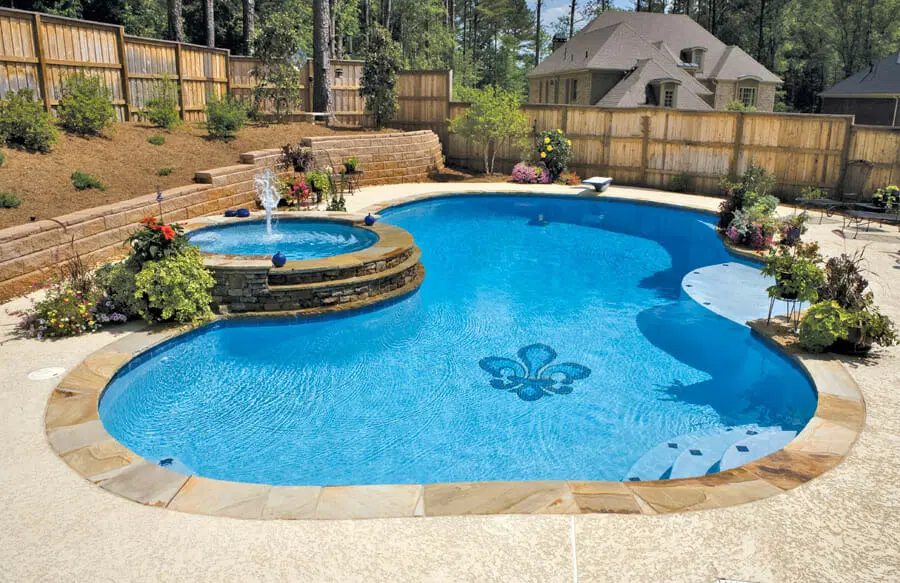 Custom pool design example 8